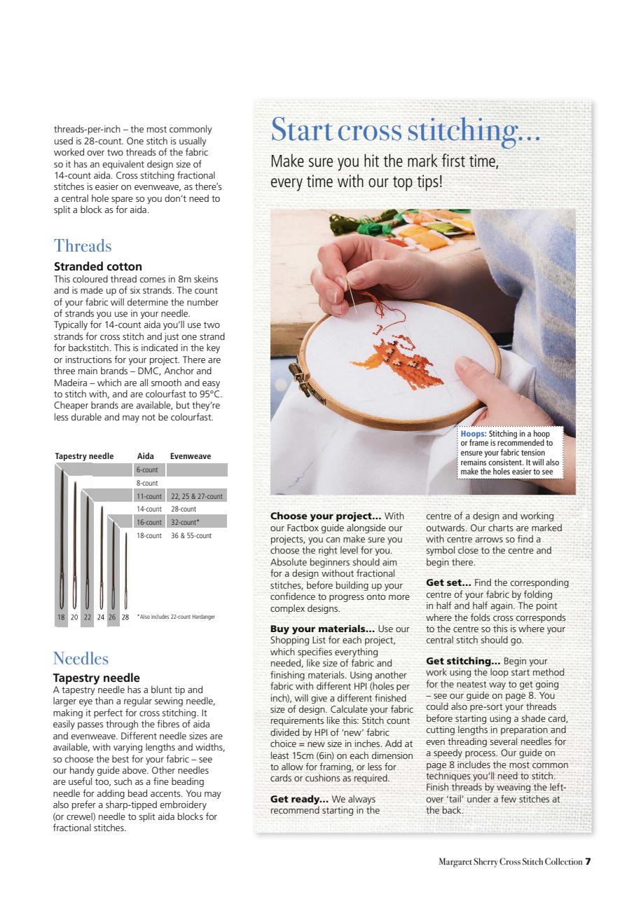 The World of Cross Stitching Preview Pages