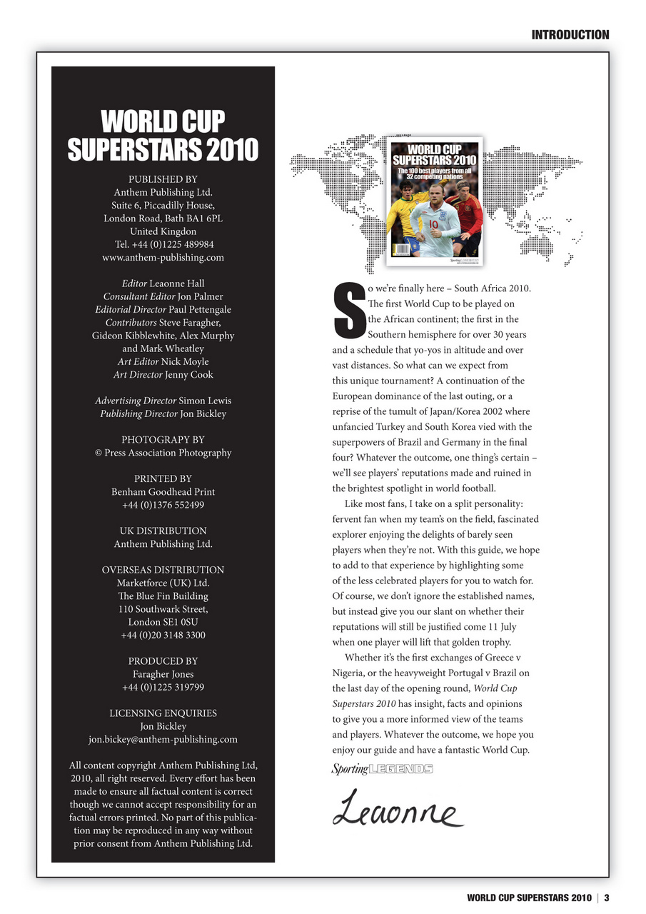 World Cup Superstars Preview Pages