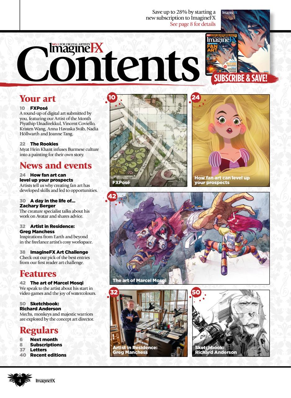 ImagineFX Preview Pages