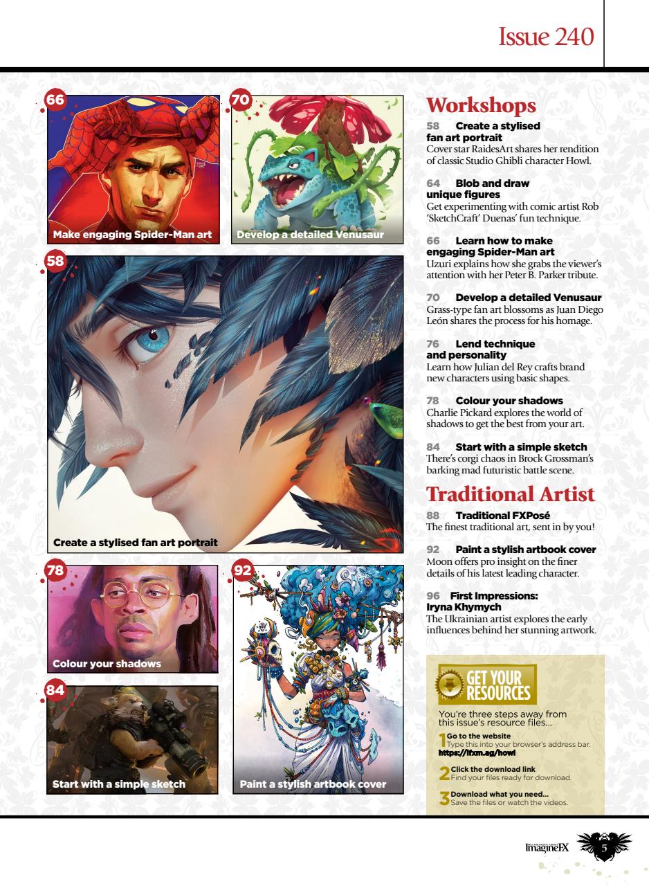 ImagineFX Preview Pages