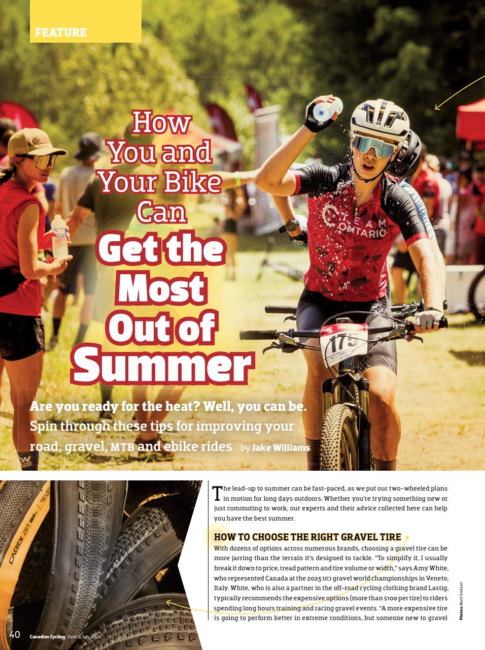 Canadian Cycling Magazine Preview Pages