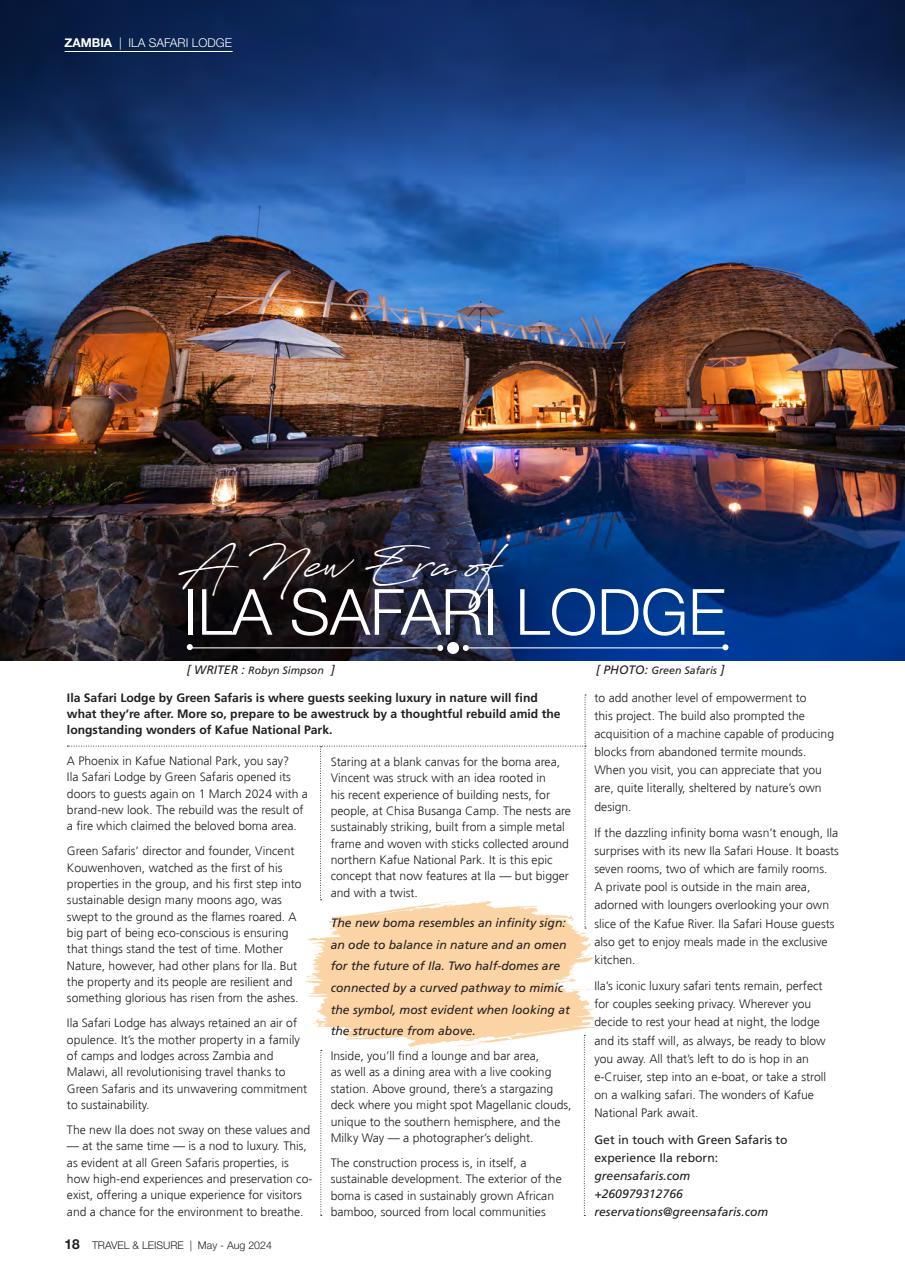 Travel & Leisure Zambia & Zimbabwe Preview Pages
