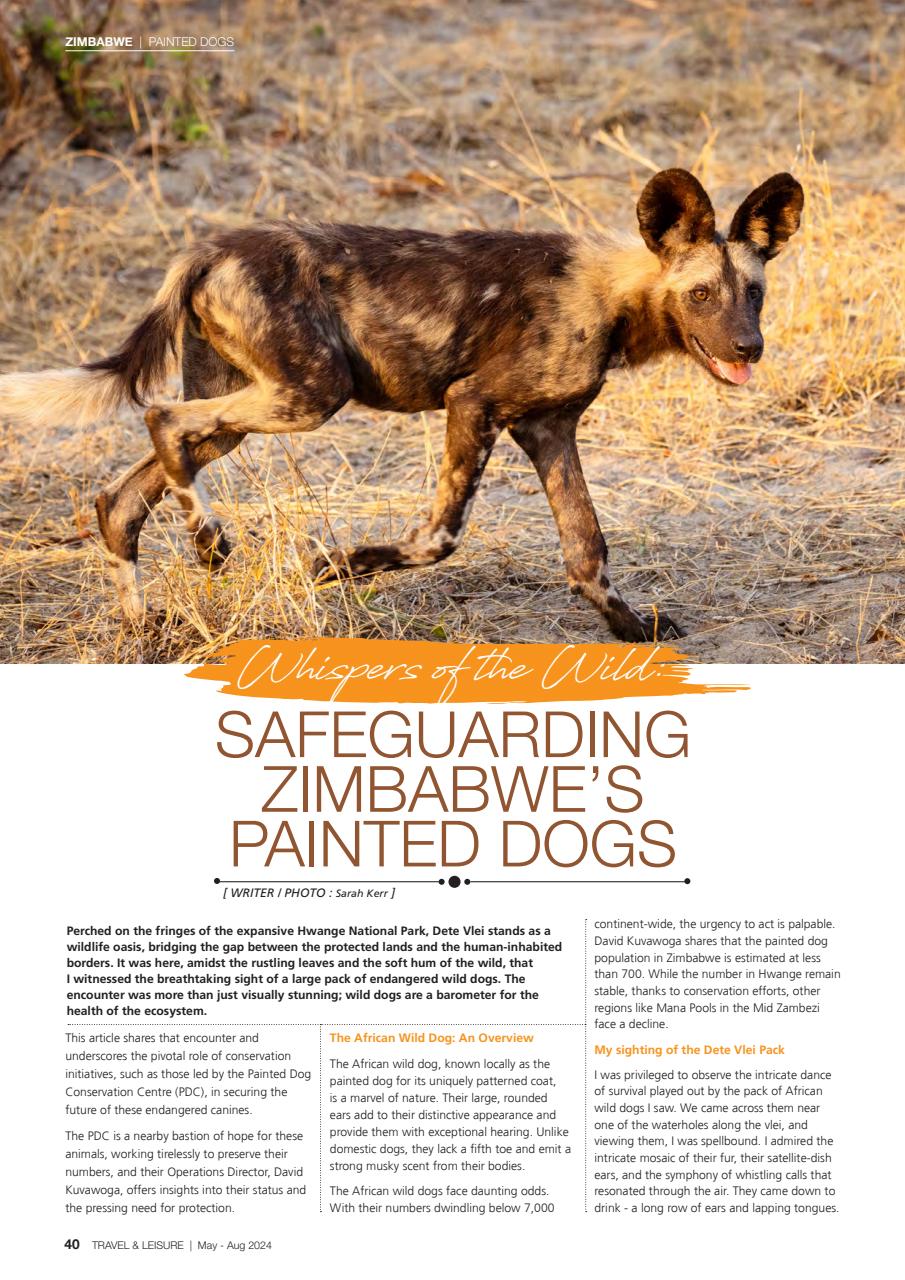 Travel & Leisure Zambia & Zimbabwe Preview Pages