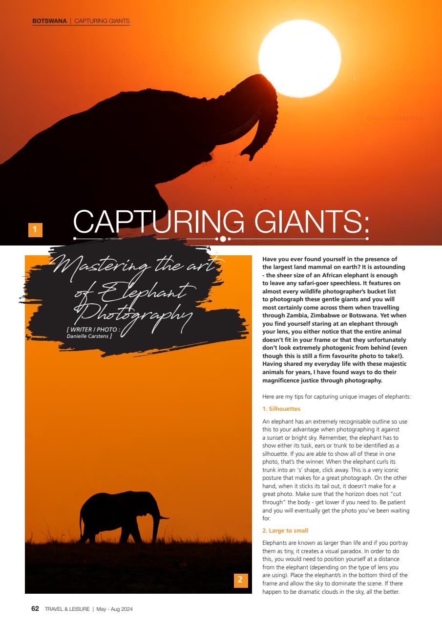 Travel & Leisure Zambia & Zimbabwe Preview Pages