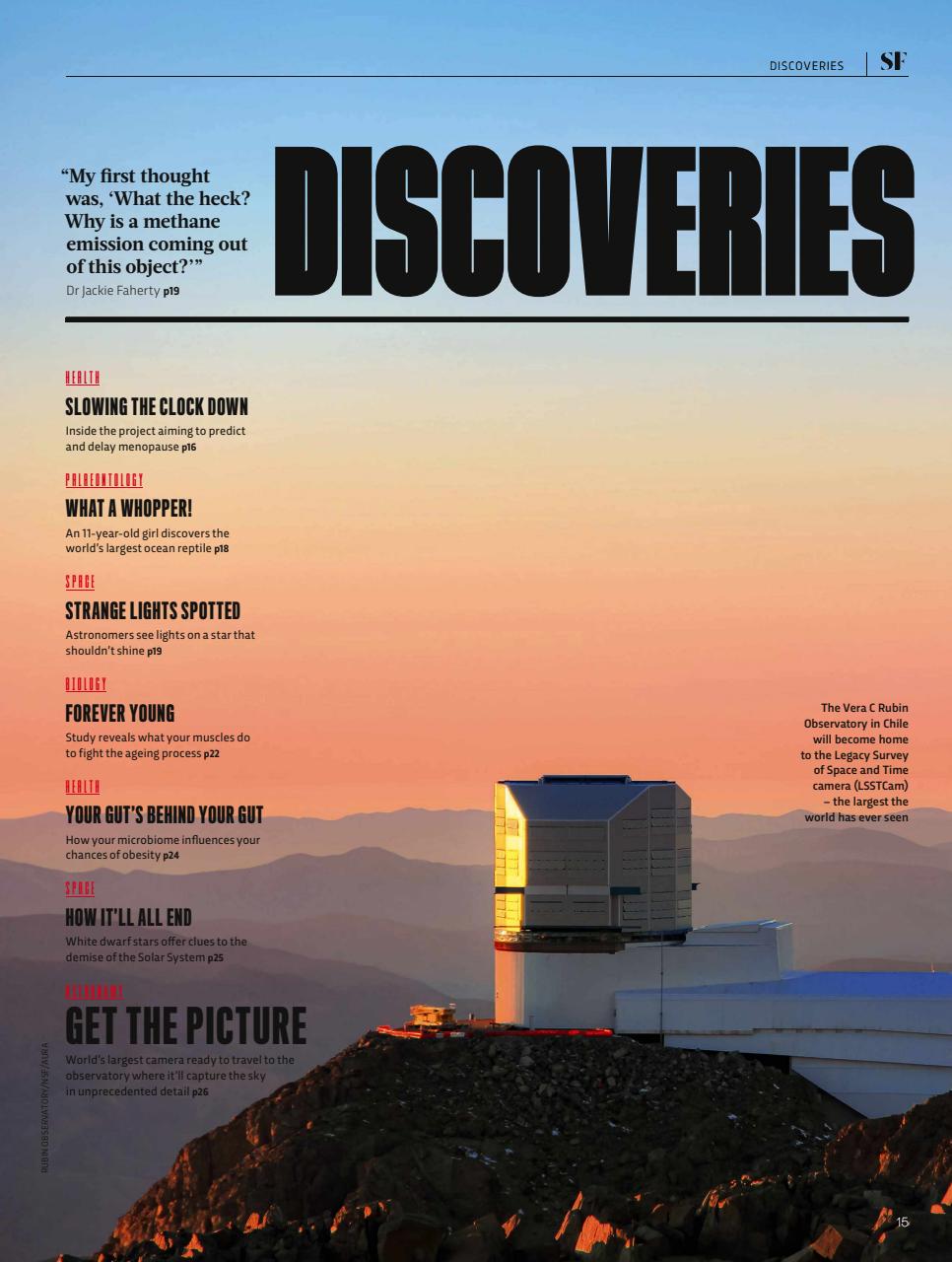 BBC Science Focus Magazine Preview Pages