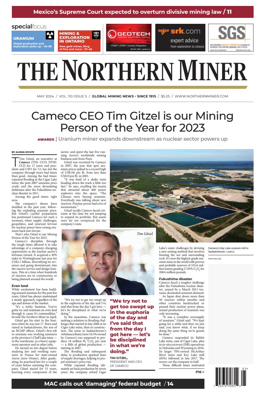 The Northern Miner Preview Pages