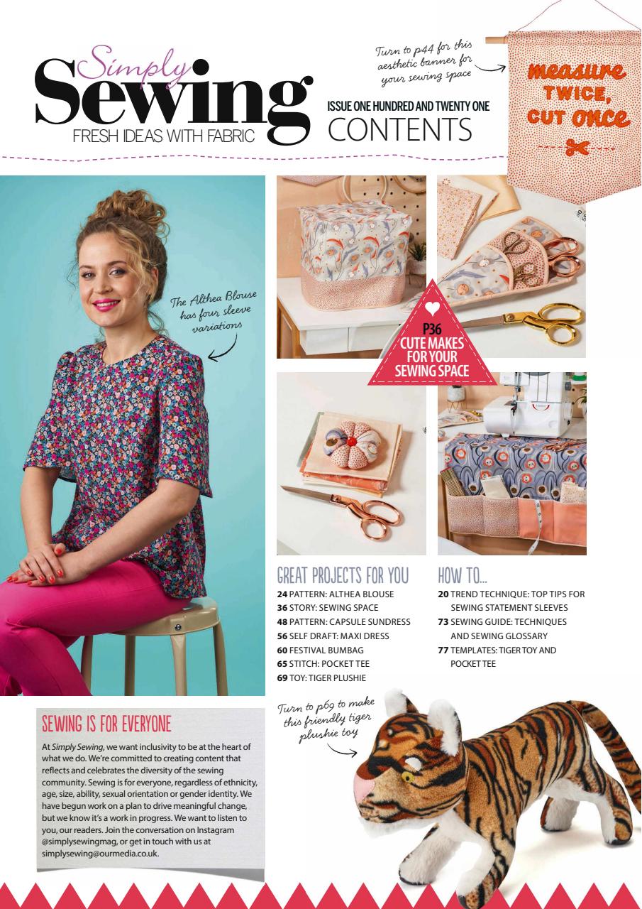 Simply Sewing Preview Pages