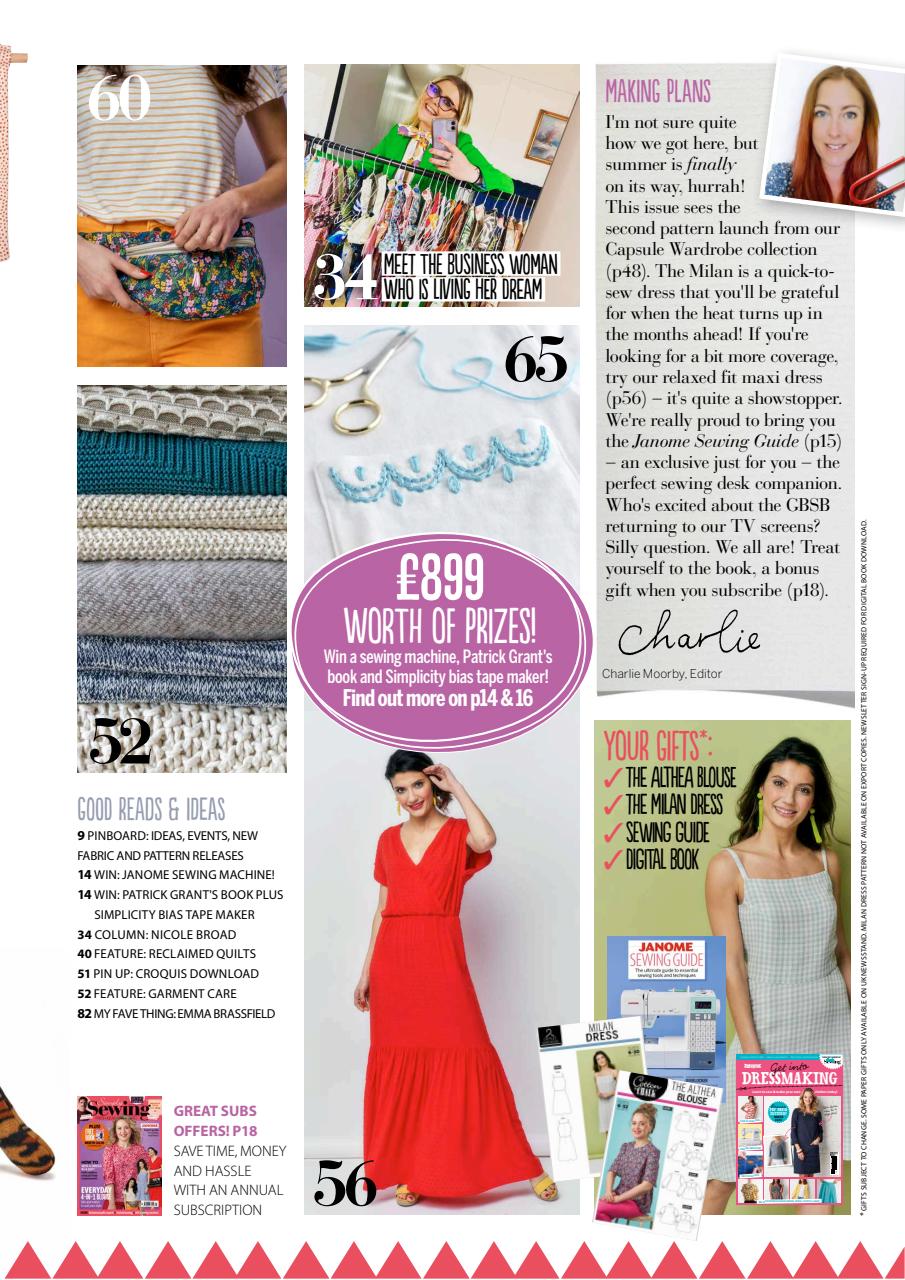 Simply Sewing Preview Pages