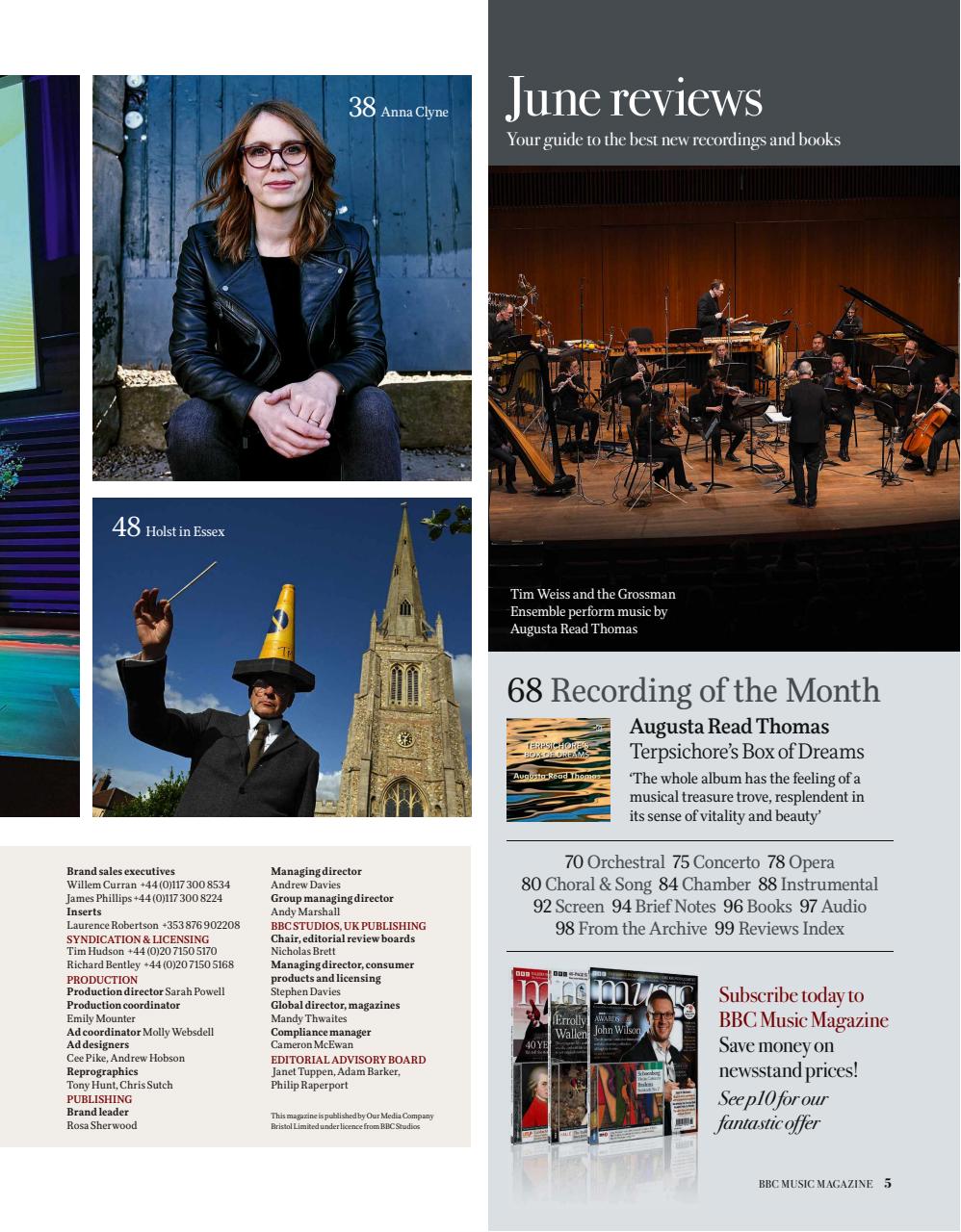 BBC Music Magazine Preview Pages