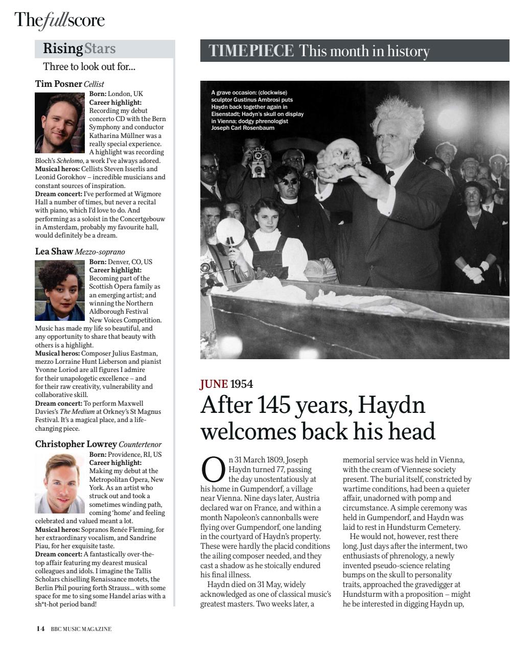 BBC Music Magazine Preview Pages