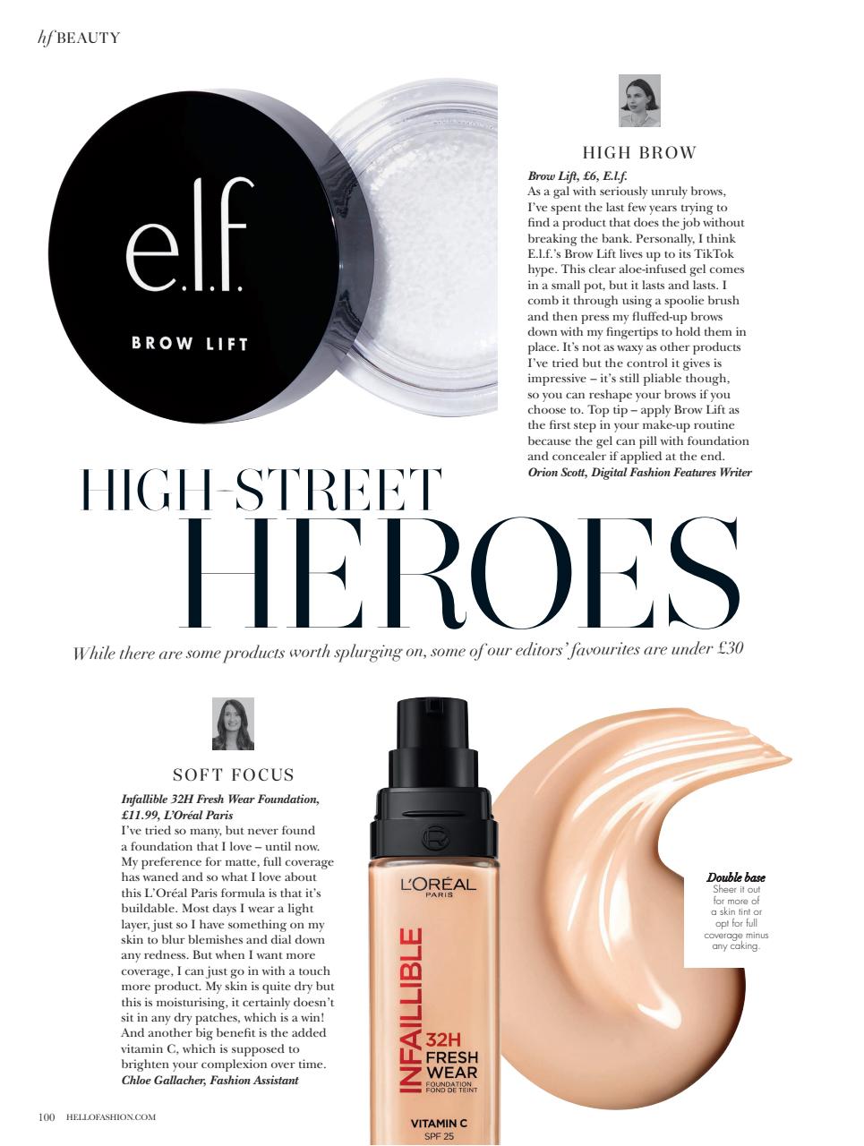 Hello! Fashion Monthly Preview Pages