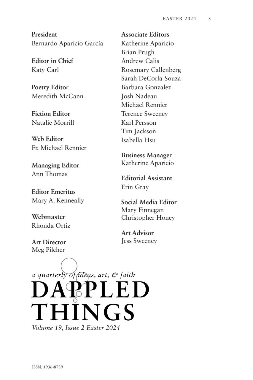 Dappled Things Preview Pages