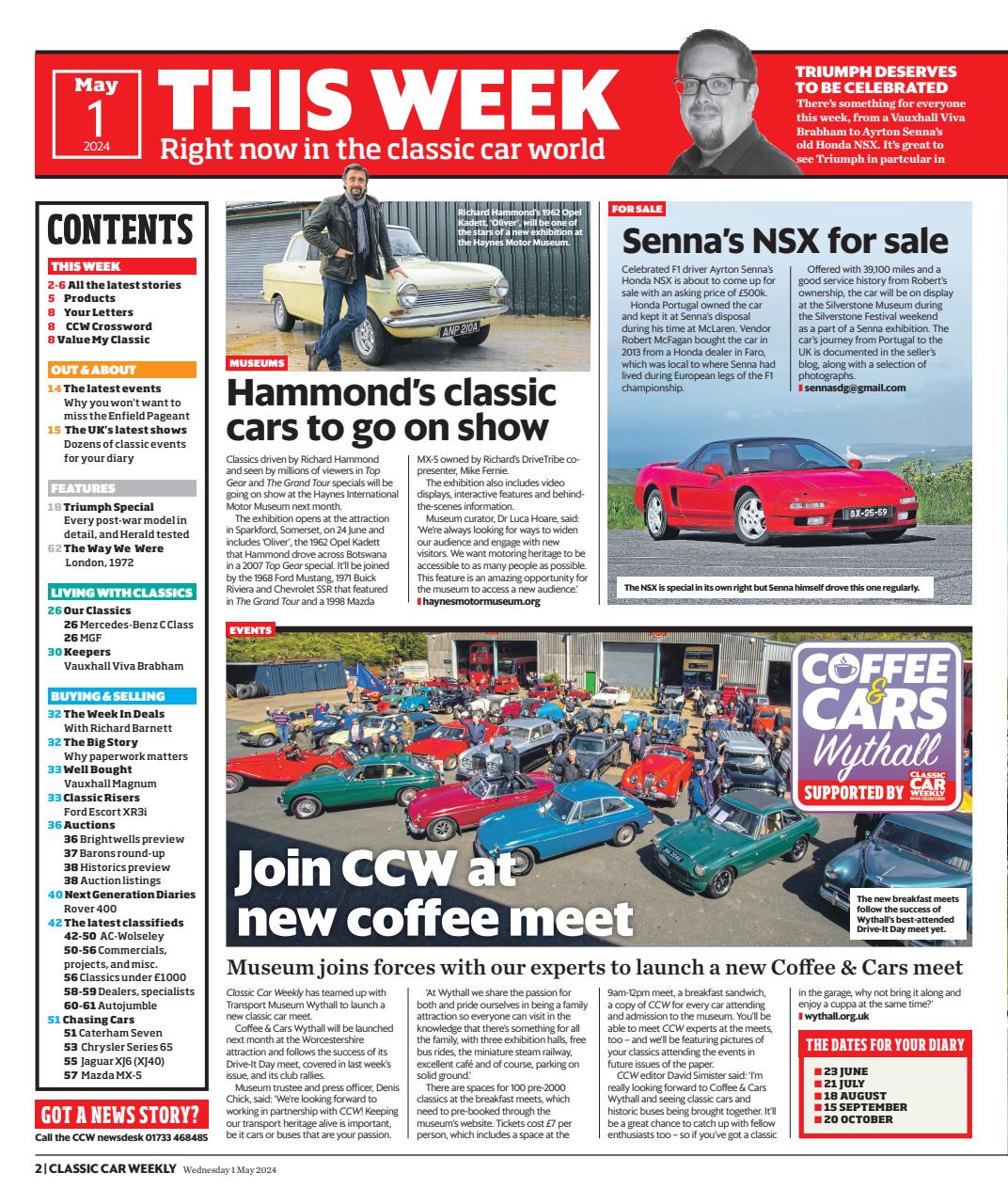 Classic Car Weekly Preview Pages
