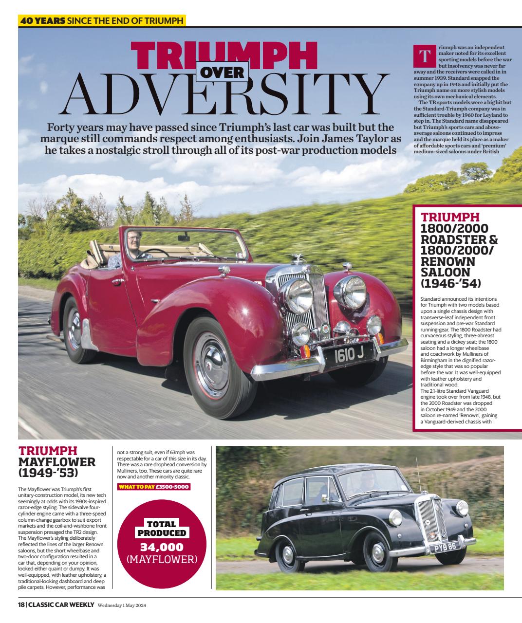 Classic Car Weekly Preview Pages