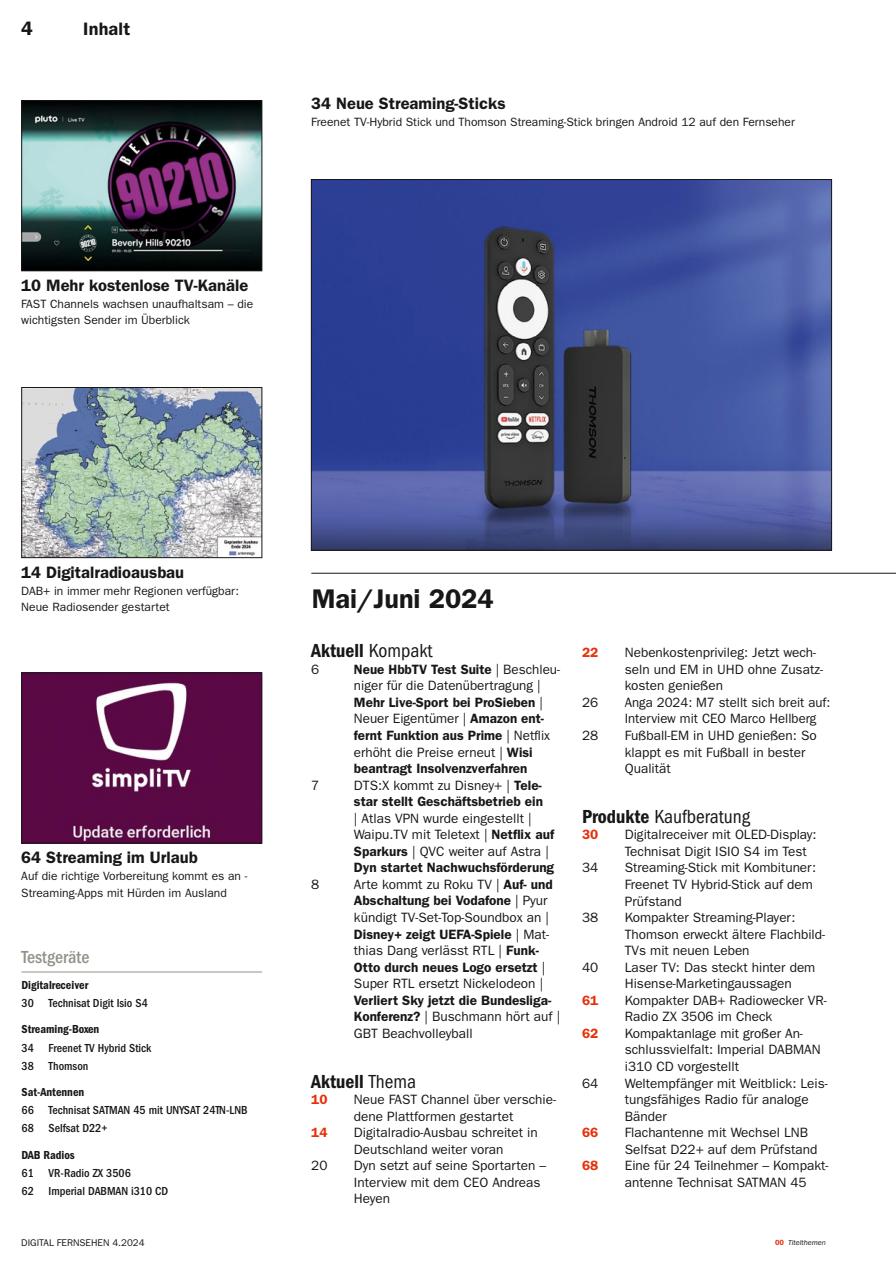 Digital Fernsehen Preview Pages