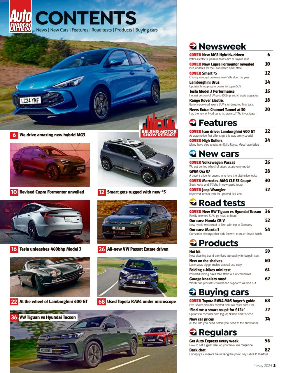 Auto Express Preview Pages