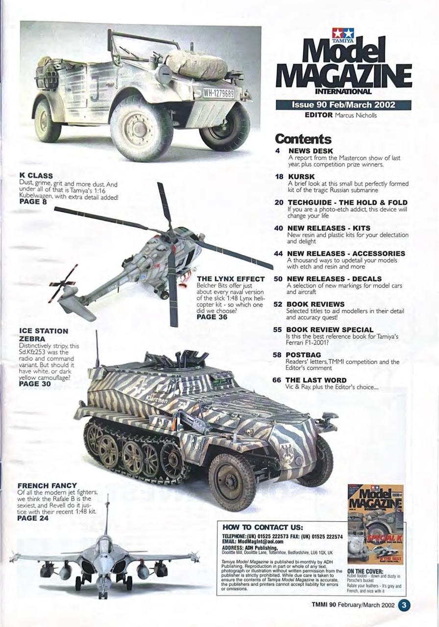 Tamiya Model Magazine Preview Pages