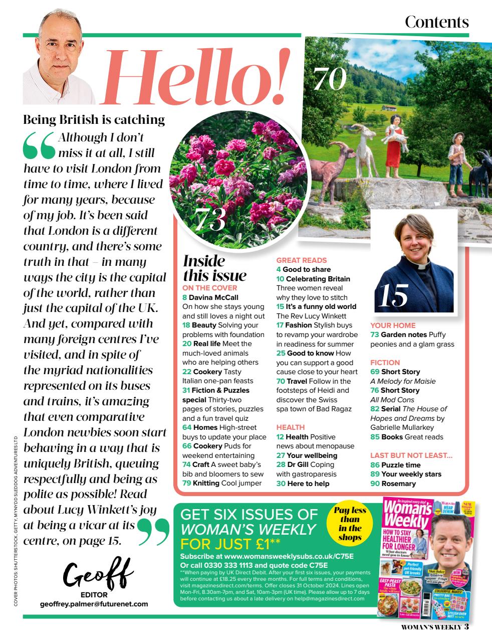 Woman's Weekly Preview Pages