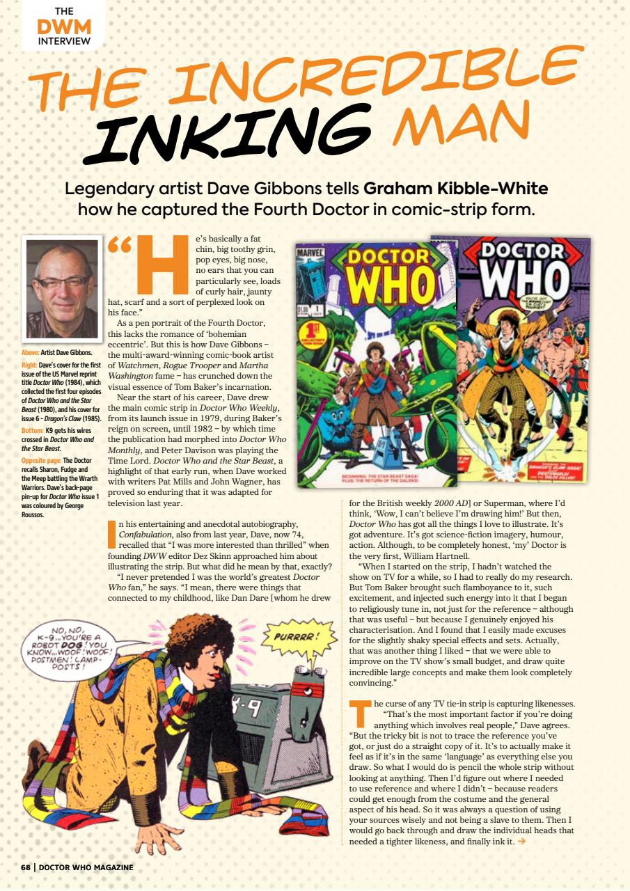Doctor Who Magazine Preview Pages