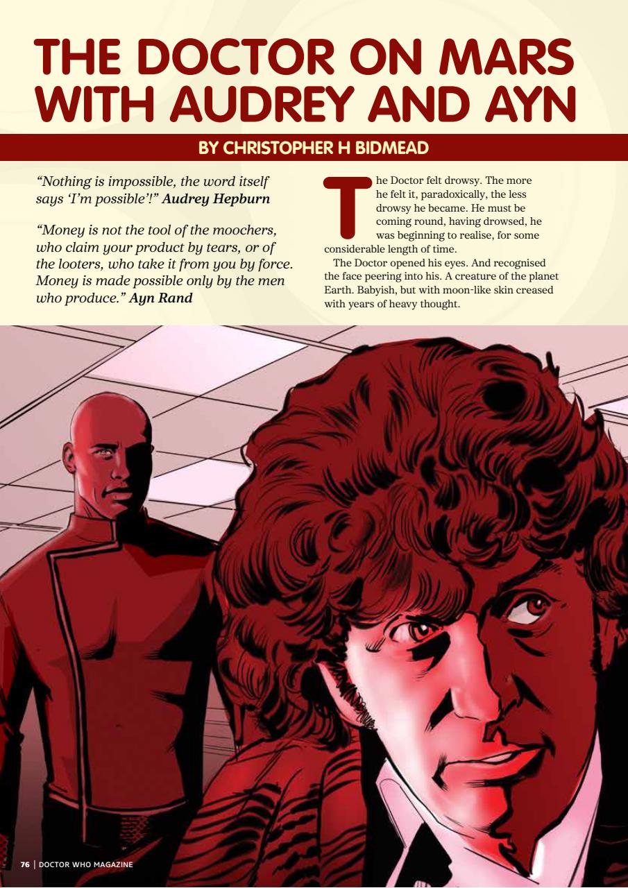 Doctor Who Magazine Preview Pages