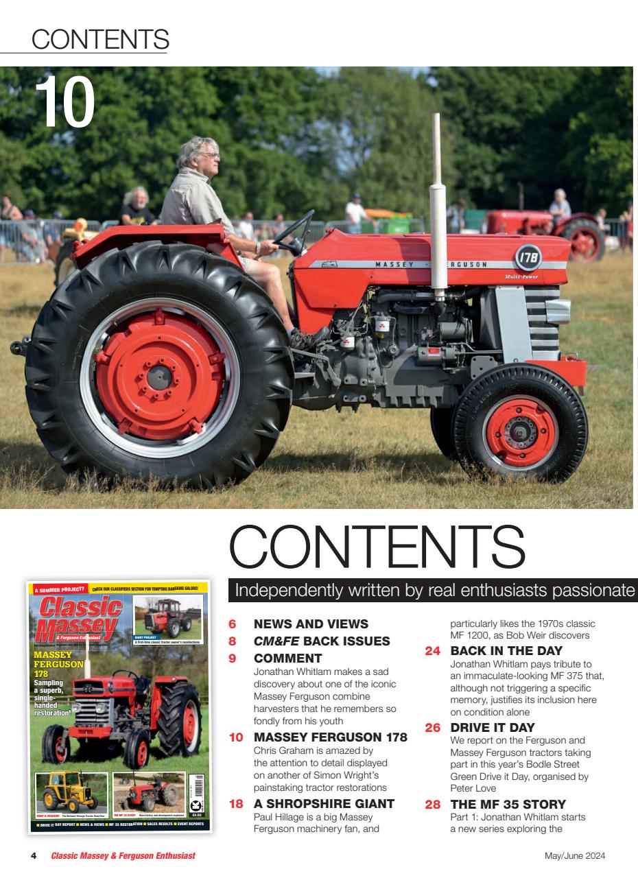 Classic Massey Preview Pages