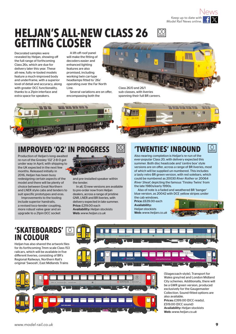 Model Rail Preview Pages