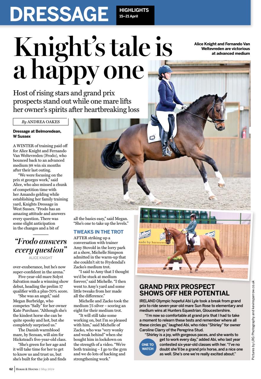 Horse & Hound Preview Pages