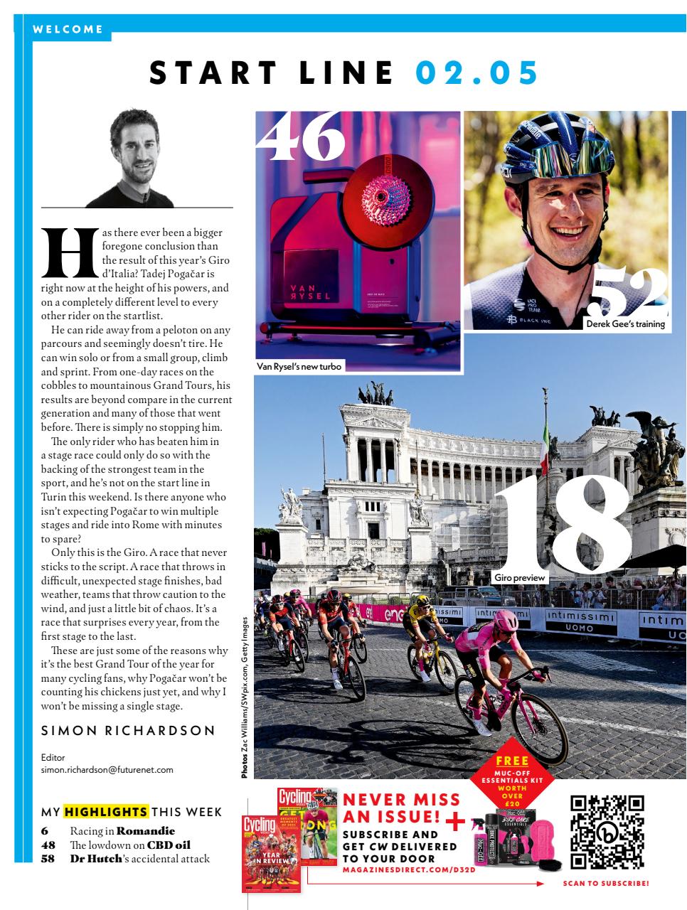 Cycling Weekly Preview Pages