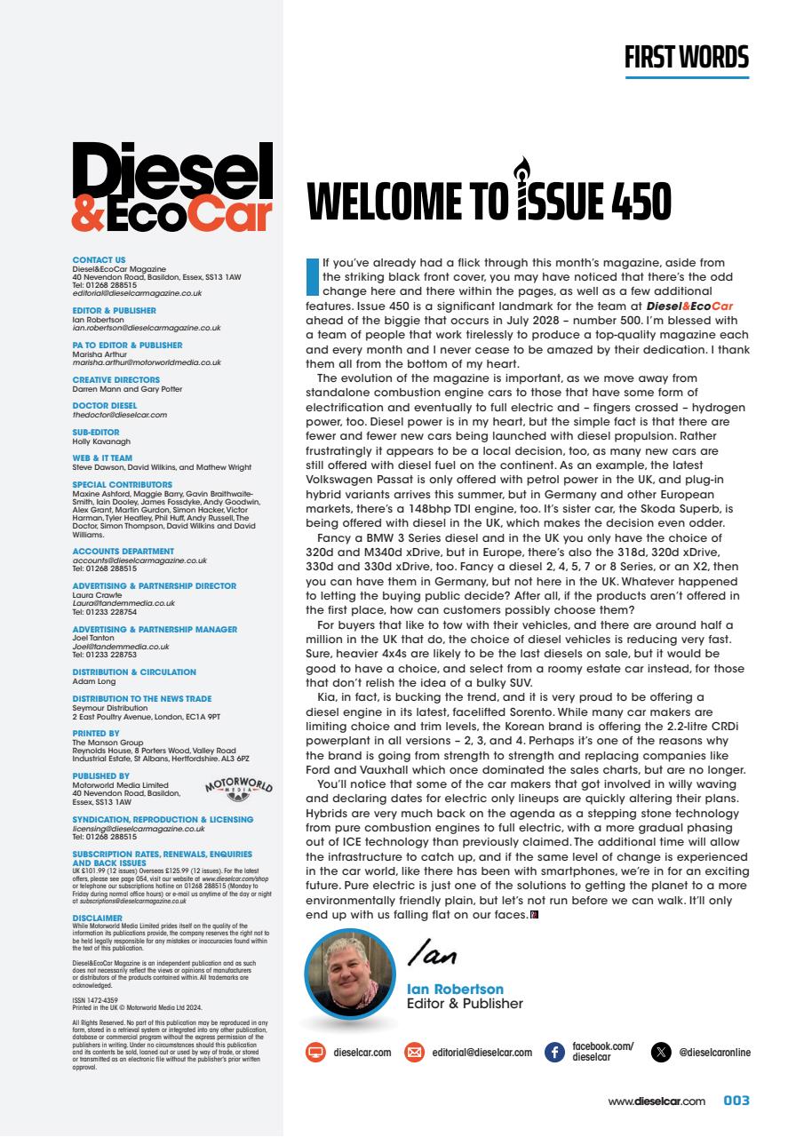 Diesel&EcoCar Magazine Preview Pages