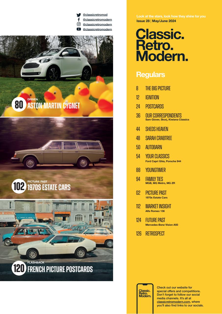 Classic Retro Modern Magazine Preview Pages