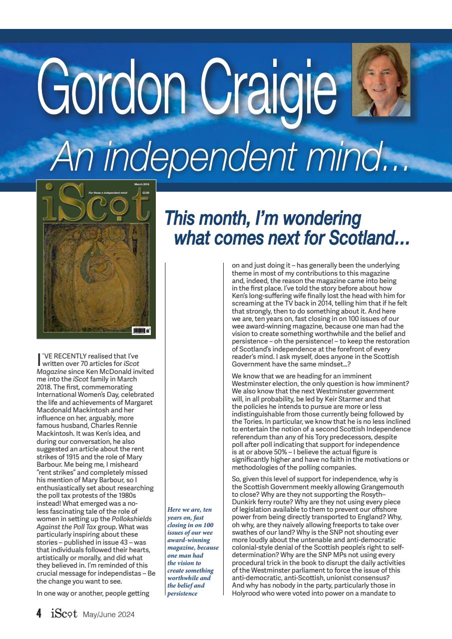 iScot Magazine Preview Pages
