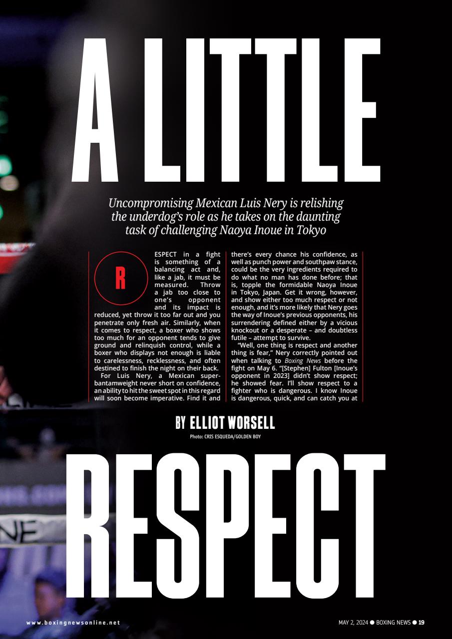 Boxing News Preview Pages