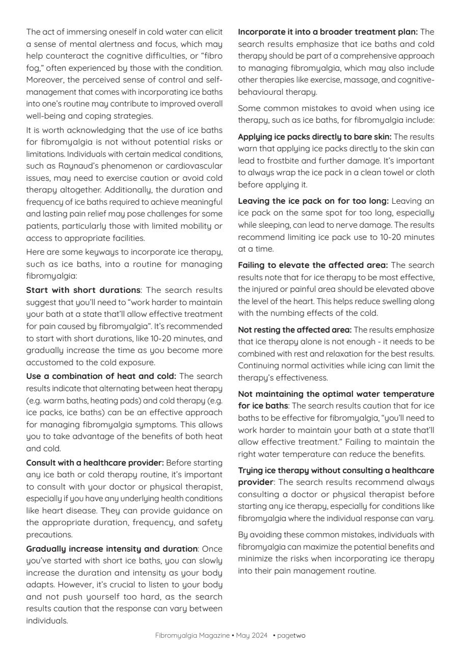 Fibromyalgia Magazine Preview Pages