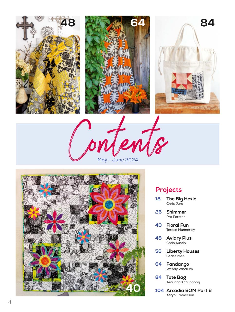 Quilters Companion Preview Pages