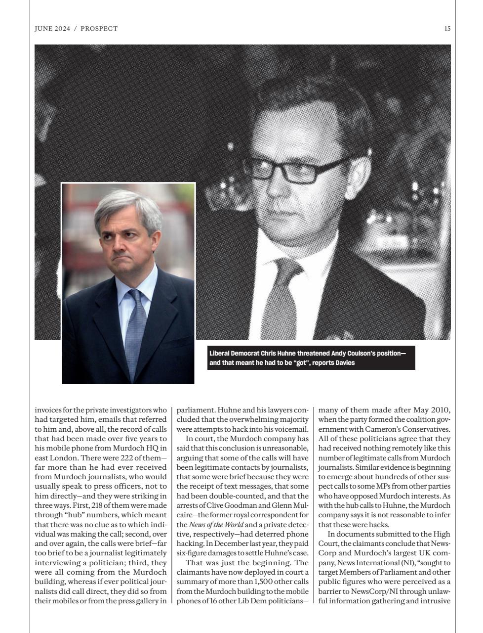 Prospect Magazine Preview Pages