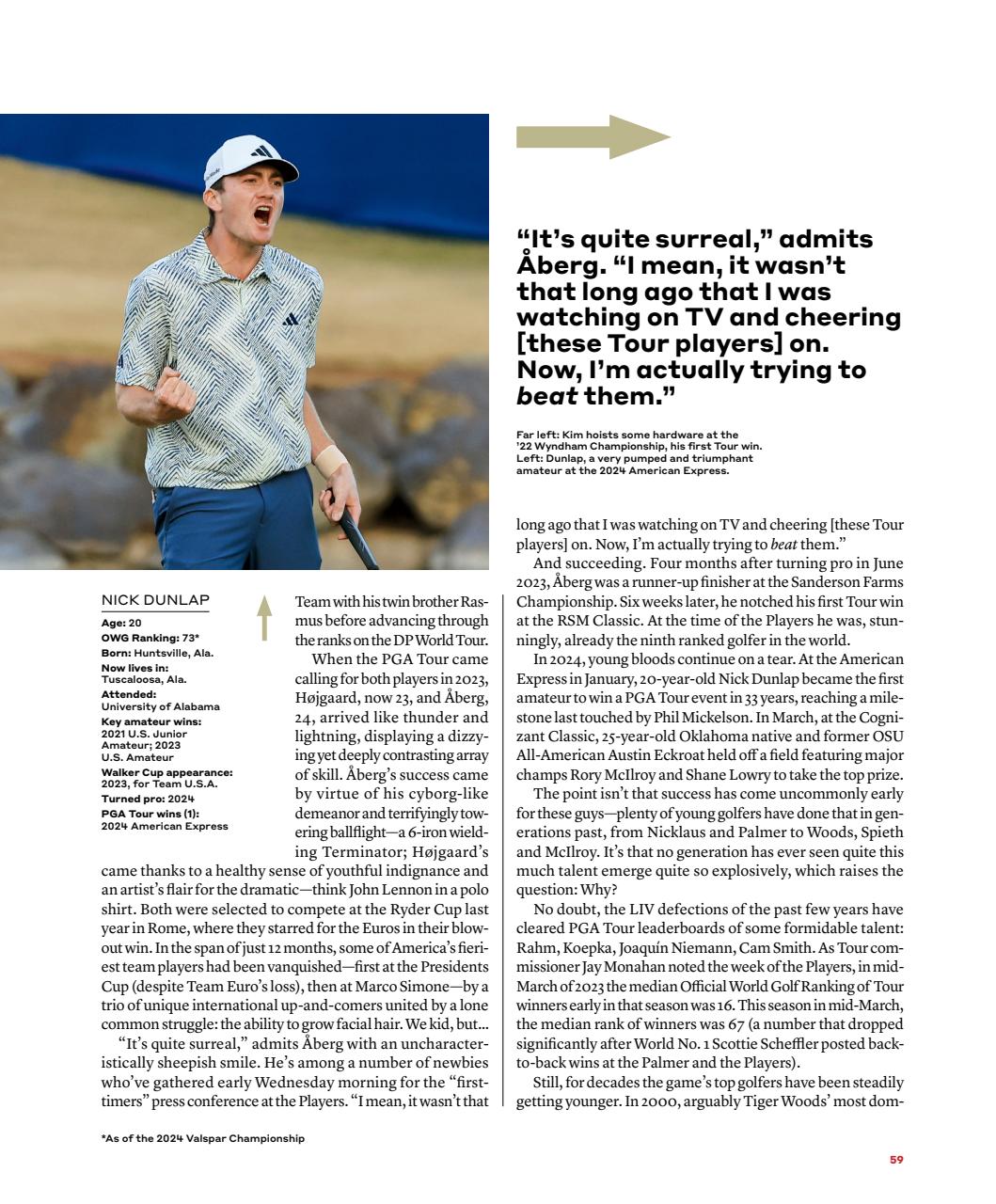 Golf Magazine Preview Pages