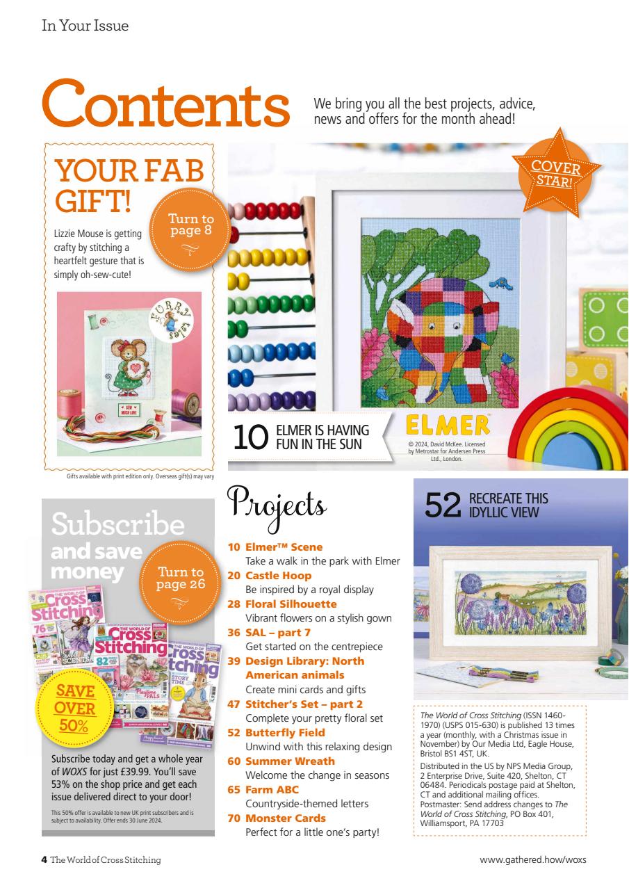 The World of Cross Stitching Preview Pages