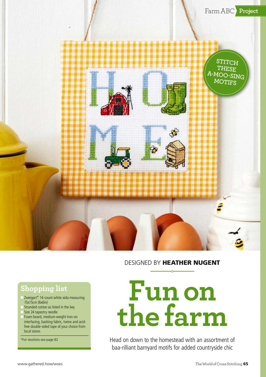 The World of Cross Stitching Preview Pages