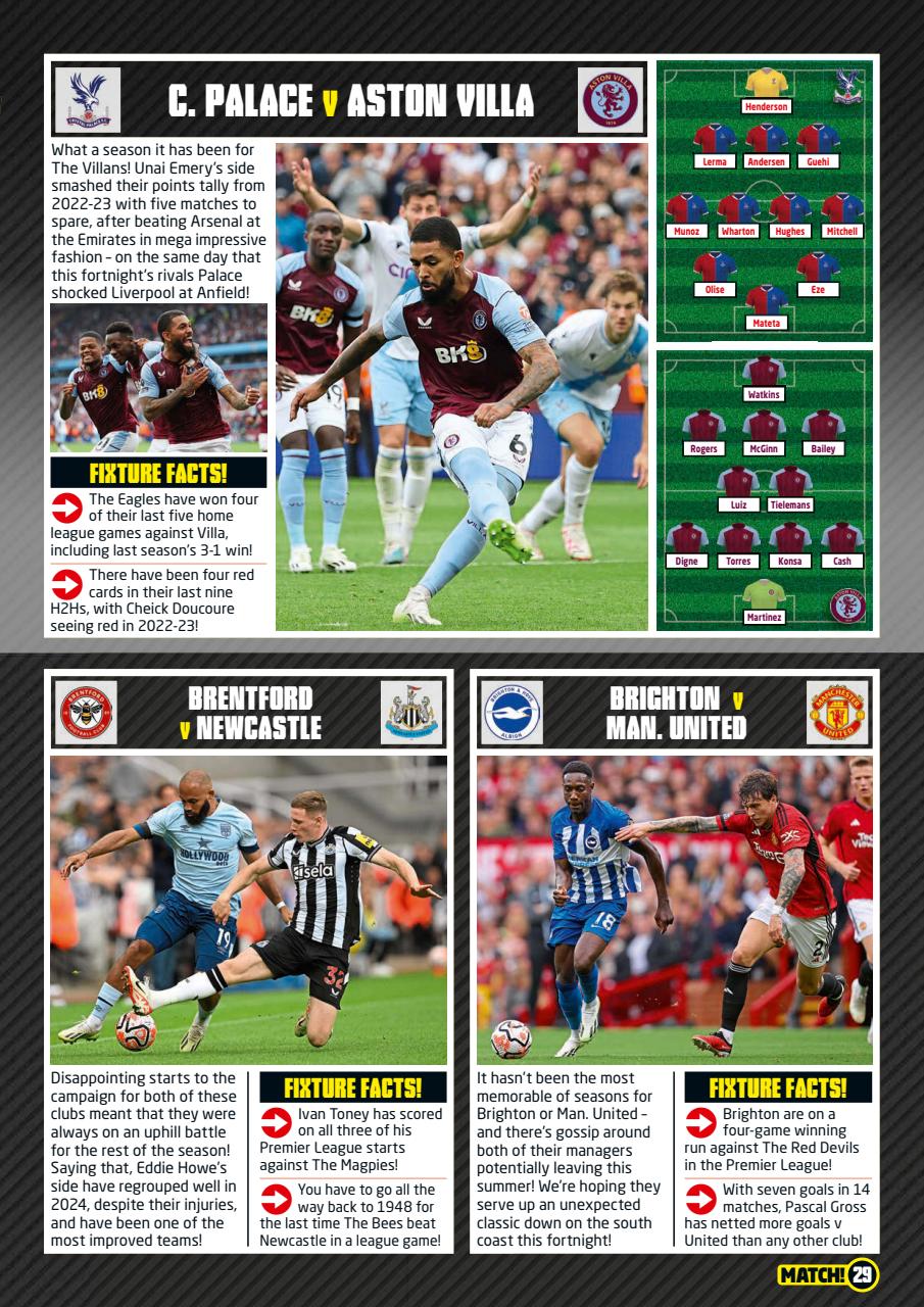 Match Preview Pages