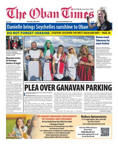 The Oban Times & Lochaber Times issue Thursday, May 02, 2024