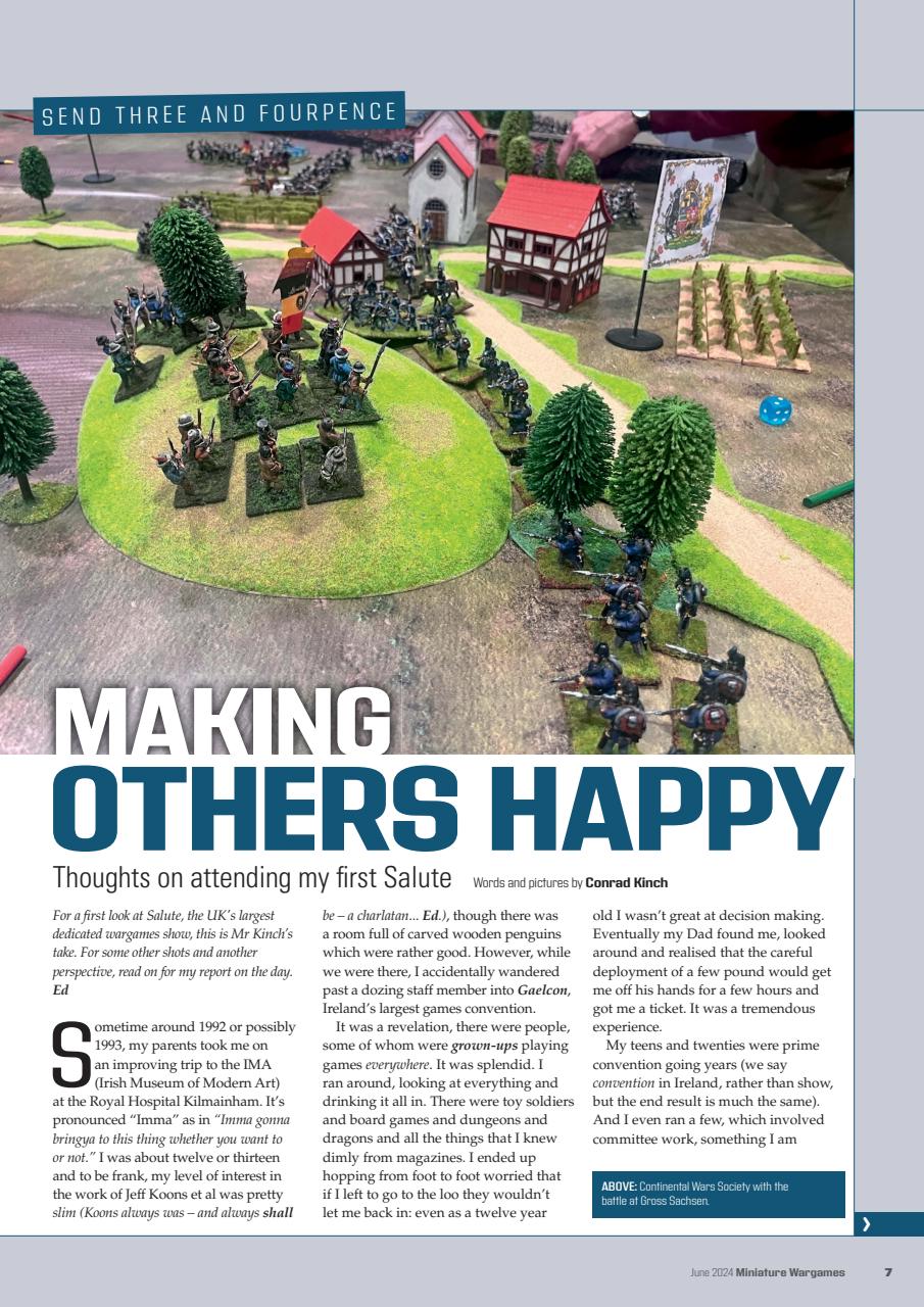 Miniature Wargames Preview Pages