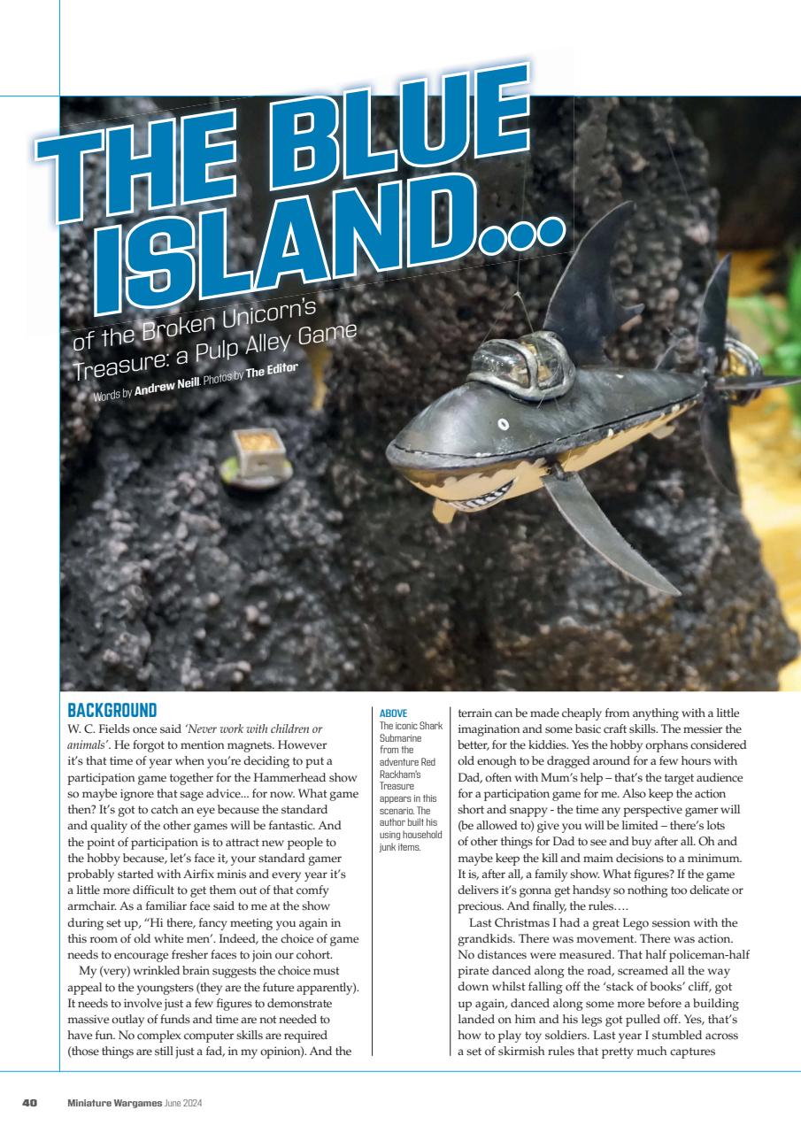 Miniature Wargames Preview Pages