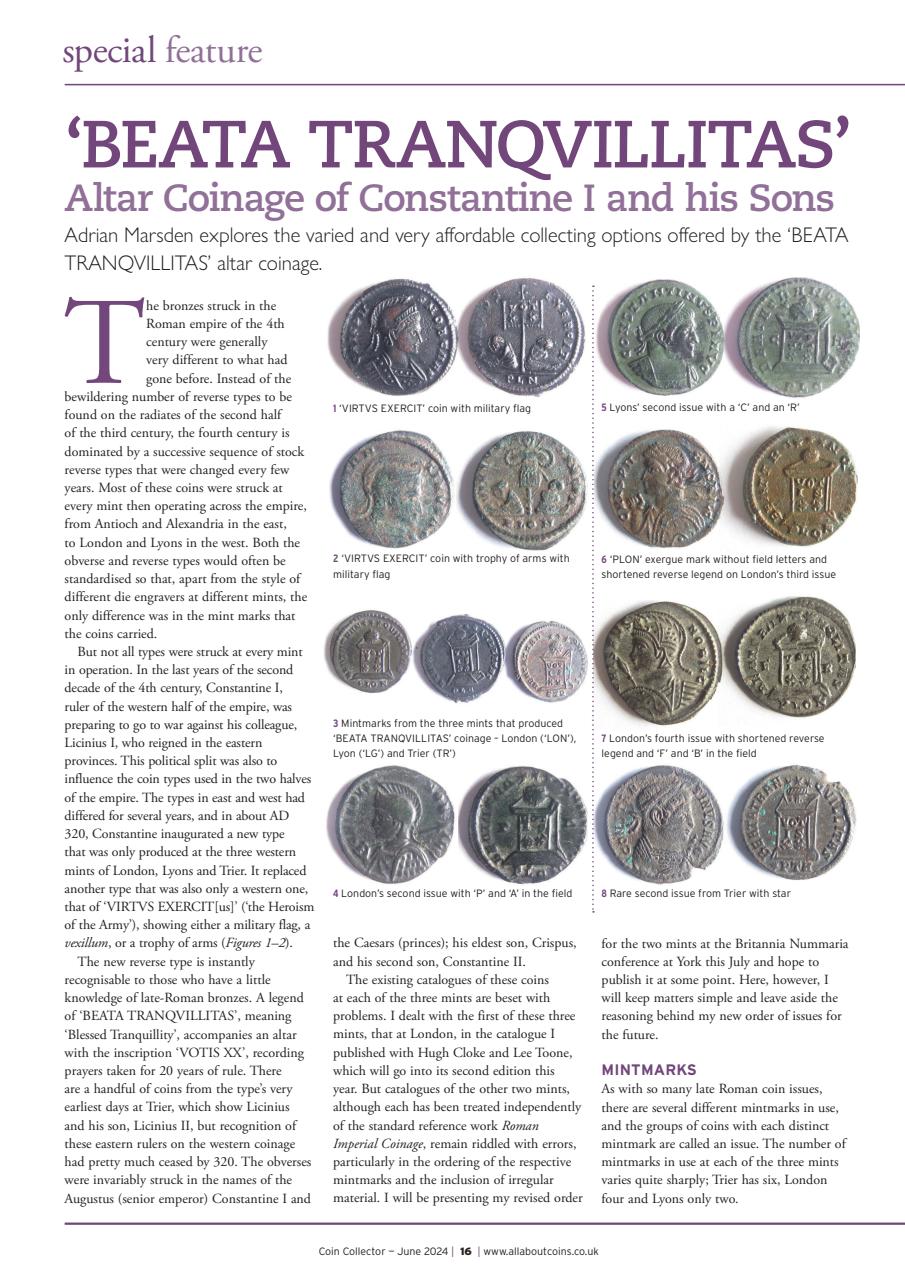 Coin Collector Preview Pages