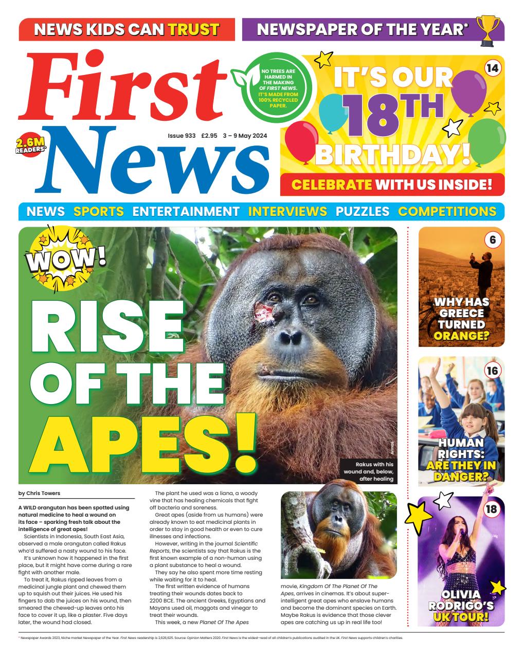 First News Preview Pages