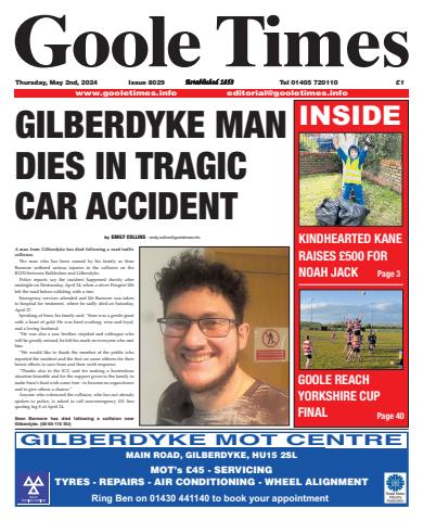 Goole Times issue May 2nd 2024