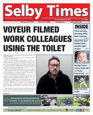 Selby Times issue May 2nd 2024