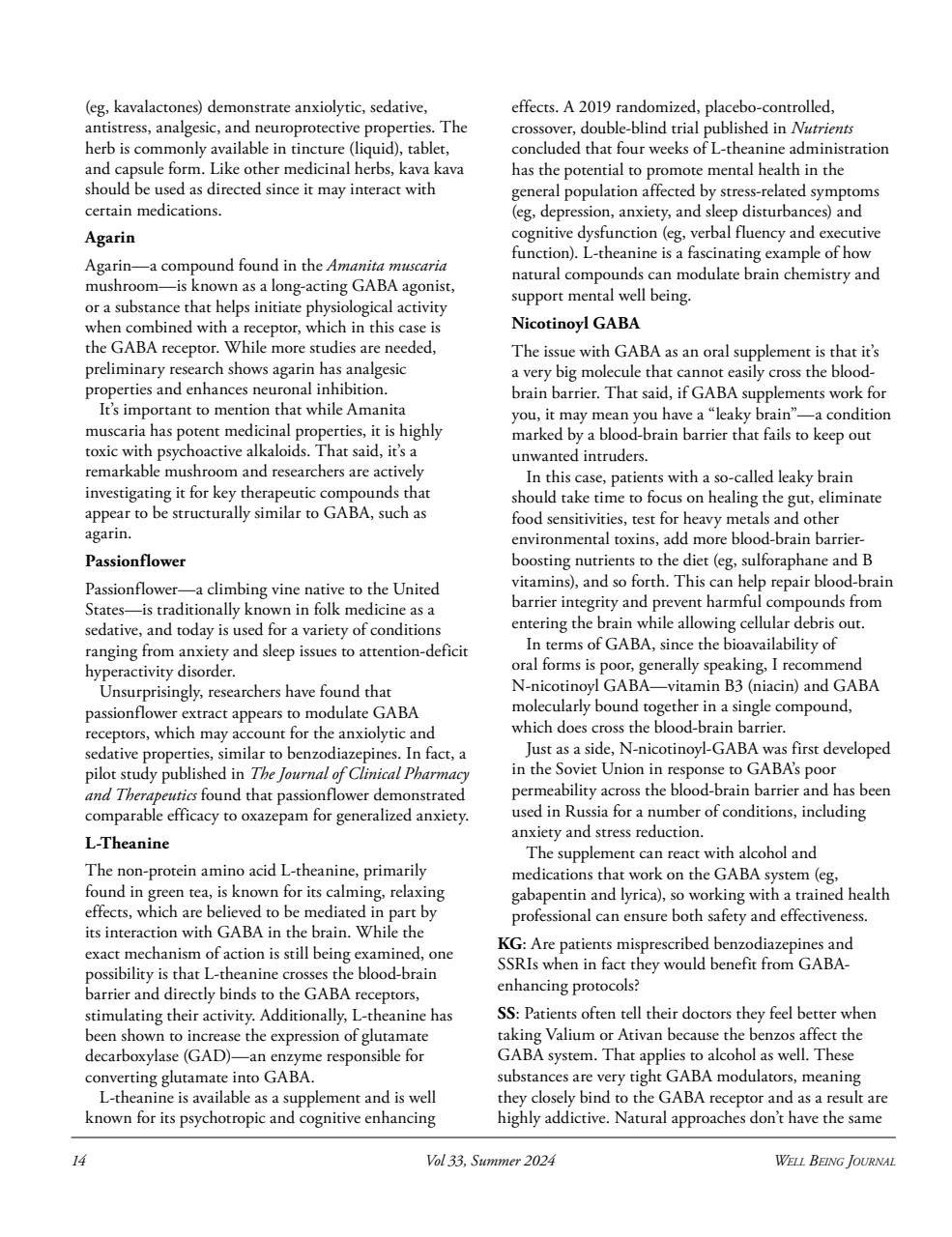 Well Being Journal Preview Pages