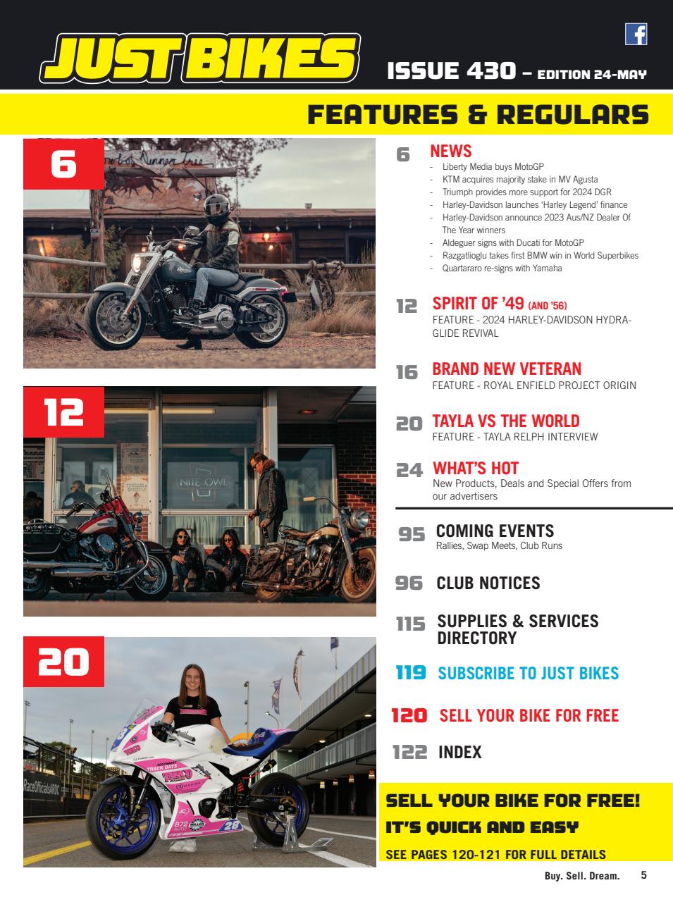 JUST BIKES Preview Pages