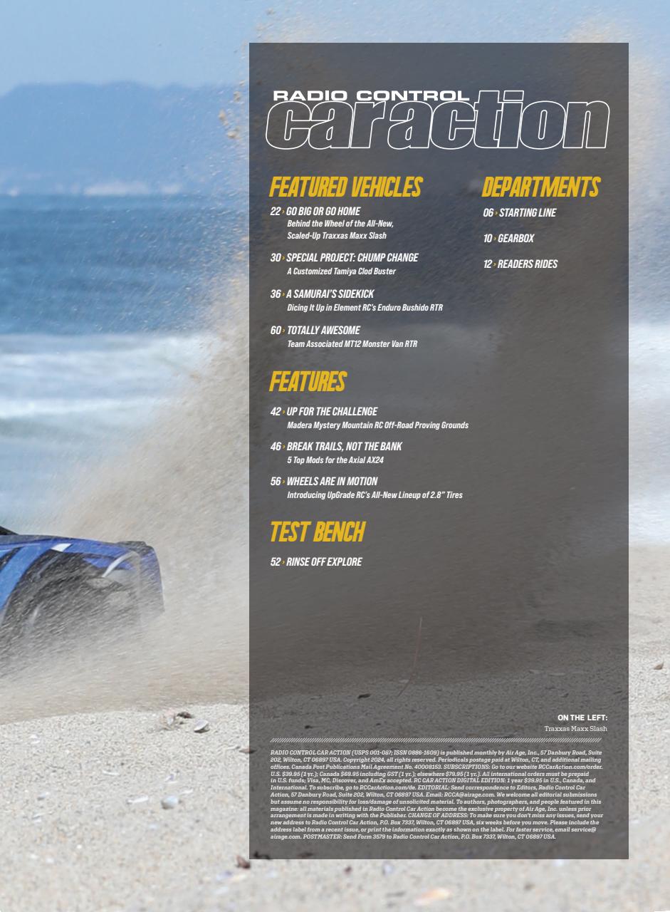 RC Car Action Preview Pages
