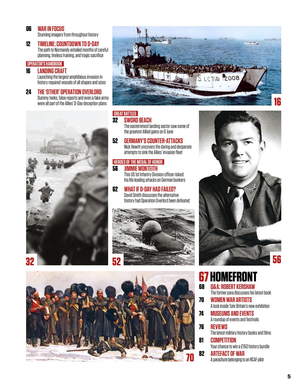 History of War Preview Pages